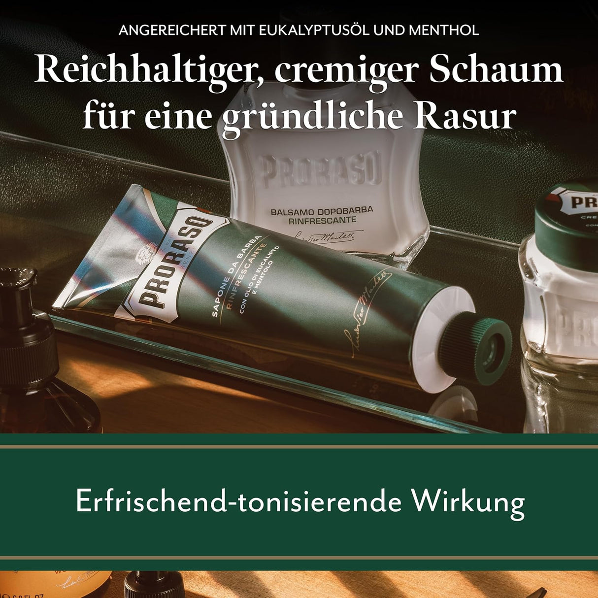 Proraso Rasierseife in der Tube, grün