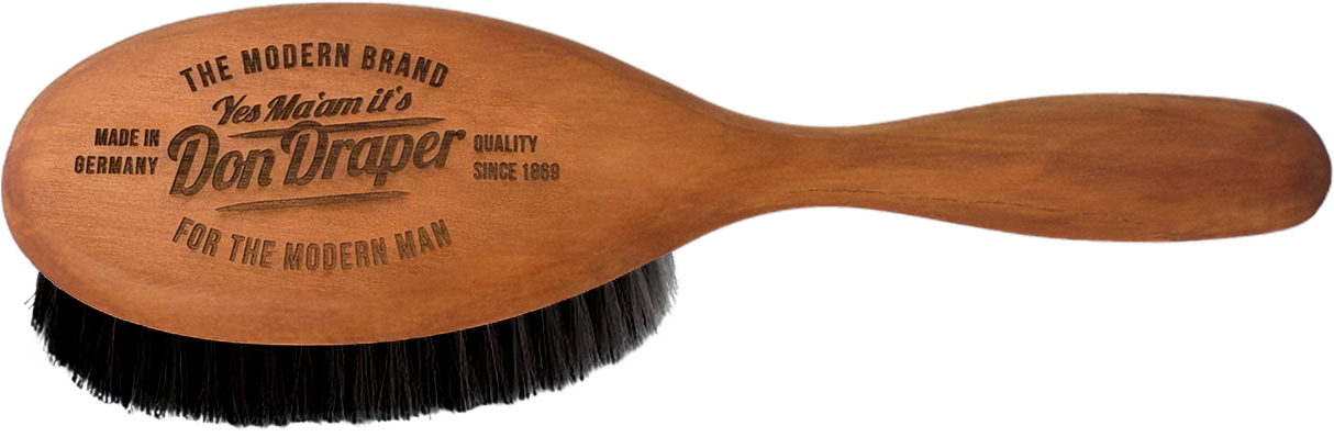Don Draper Haarbürste mit Griff XL