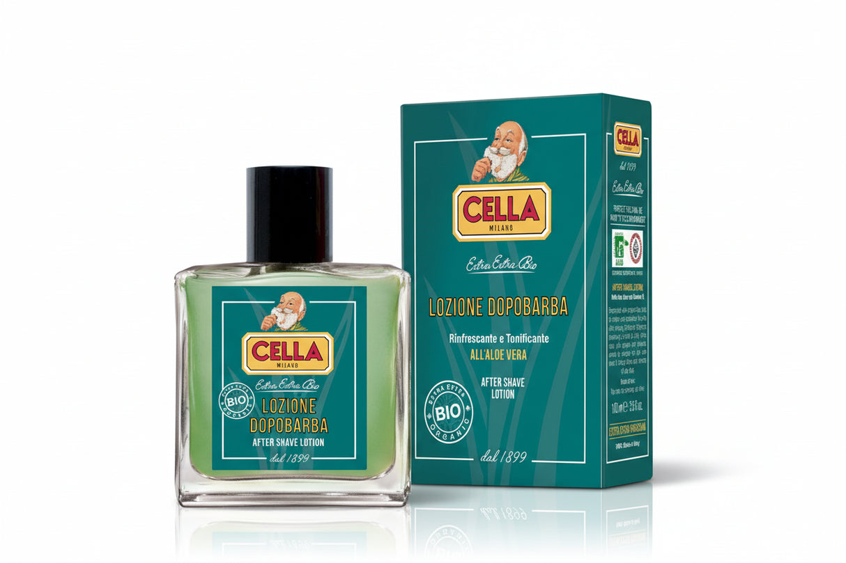 Cella Milano Aftershave Lotion Bio mit Aloe Vera
